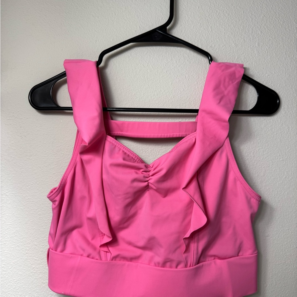Weissman Pink Crop Top